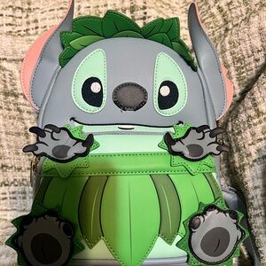 Loungefly Green and Gray Character Backpack